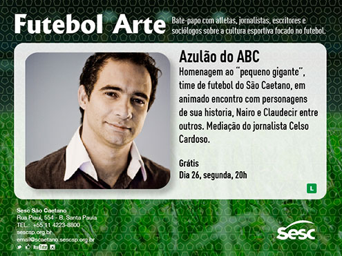 Sesc São Caetano apresenta Azulão do ABC no projeto Fu ABC do ABC