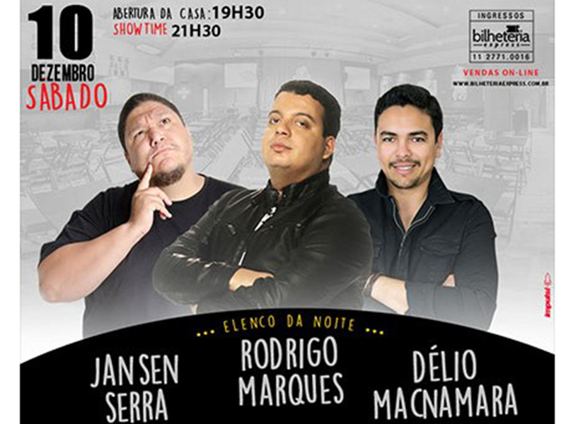 Stand Up Comedy Jansen Serra Rodrigo Marques E D Lio Evento Abc