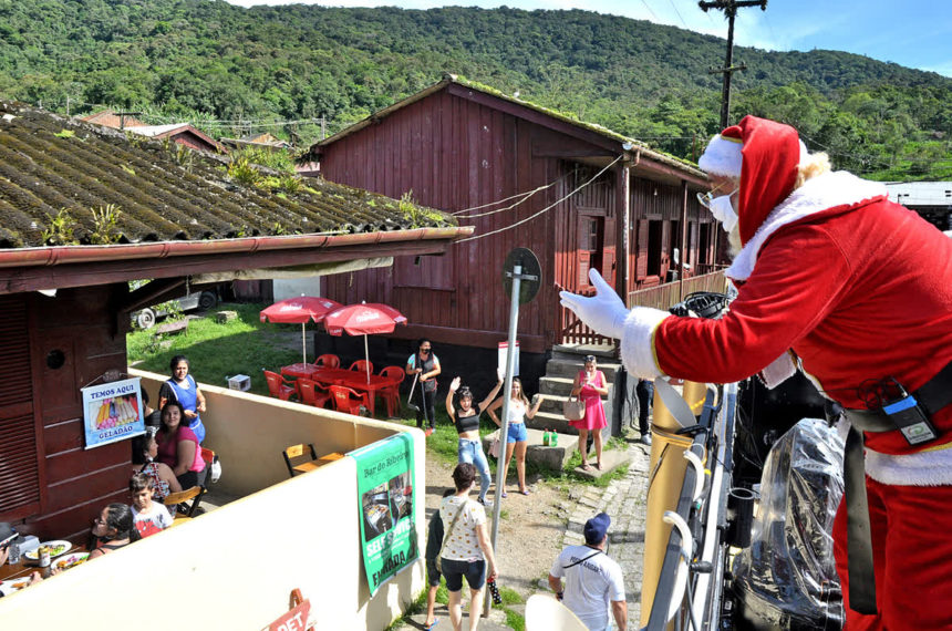 Paranapiacaba Recebe Visita Da Carreta Do Papai Noel ABC Do ABC