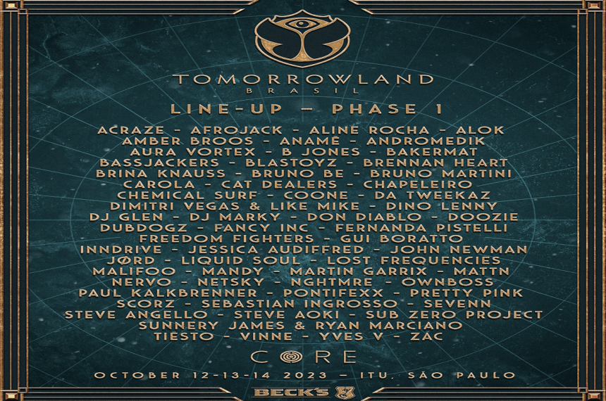 Tomorrowland Brasil 2023 anuncia primeiras atrações ABC do ABC