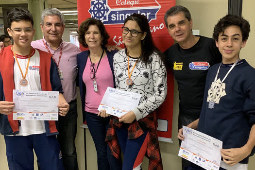 Alunos do Colégio Singular conquistam 14 medalhas em Olimpíada