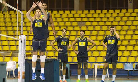 Seleção masculina de vôlei realiza treino aberto em Sã ABC do ABC