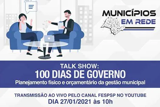 Planejamento Físico e Orçamentário da Gestão Municipal é tema de transmissão