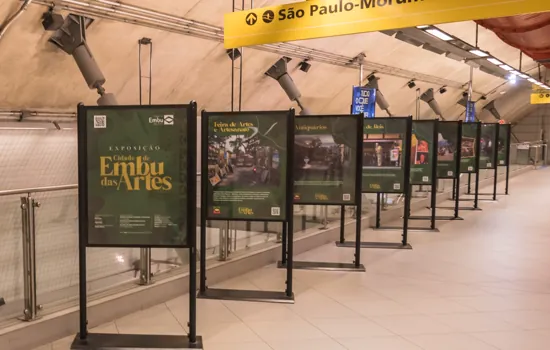 Embu das Artes e suas atrações são destaque em mostra na Linha 4-Amarela de Metrô