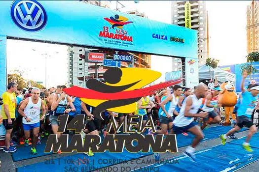 Inscrições para a 14ª Meia Maratona de São Bernardo seguem até sexta-feira