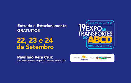 19ª Expo Transportes do ABCD é totalmente gratuita – tanto a entrada como o estacionamento.