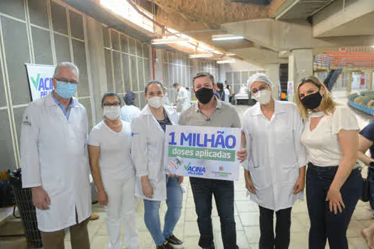 São Bernardo supera marca de 1 milhão de vacinas aplicadas contra a Covid-19