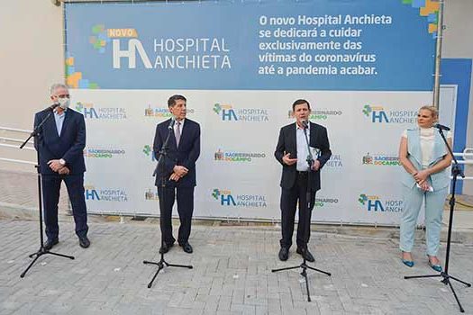 Prefeitura de São Bernardo entrega “Novo Hospital Anchieta” para luta contra a Covid-19