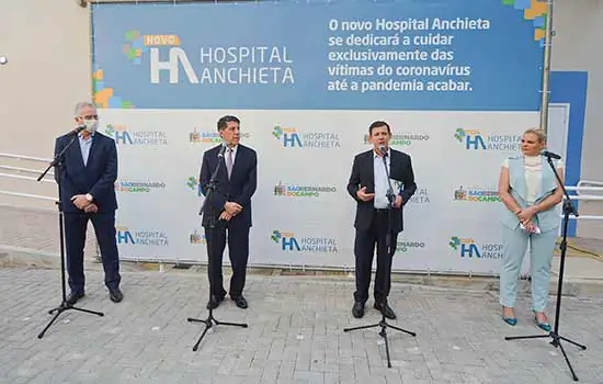 Prefeitura de São Bernardo entrega “Novo Hospital Anchieta” para luta contra a Covid-19