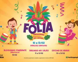 Título do post: Carnaval 2024 no ParkShopping So Caetano bloquinho bailinhos e muita diverso