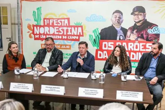 São Bernardo realiza 1ª Festa Nordestina com show de Os Barões da Pisadinha