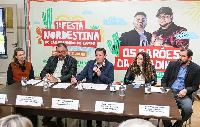 São Bernardo realiza 1ª Festa Nordestina com show de Os Barões da Pisadinha