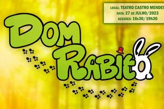 Peça teatral infantil Dom Rabito conta com apoio da Reciclus