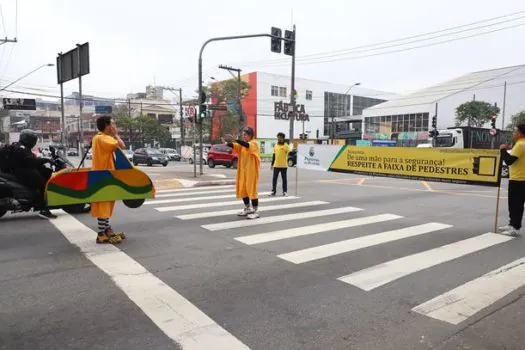 Campanha por trânsito seguro em Diadema tem atividades de rua