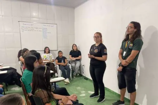 Equipe Ambiental da Prefeitura de Ribeirão Pires recebe visita de Escola