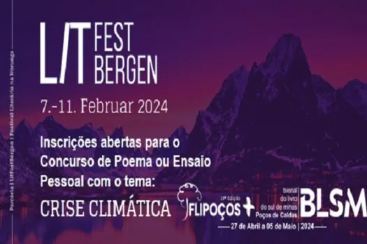 Flipoços apoia iniciativa do LitFestBergen – Festival Literário Noruegues