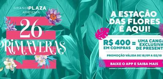 Aniversário do Grand Plaza tem promoção compre & ganhe, desfile de moda inclusivo e GP Run