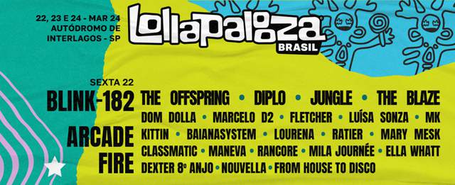 Lollapalooza Brasil libera reserva de lockers e opções ABC do ABC