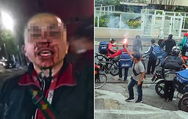 Após suposta agressão a entregador em SP, motoboys quebram vidro de condomínio em protesto