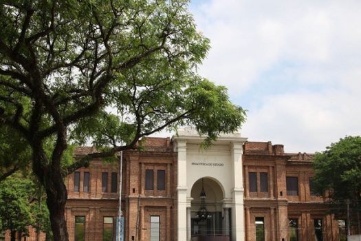 São Paulo – Fachada da Pinacoteca de São Paulo, na praça da Luz.