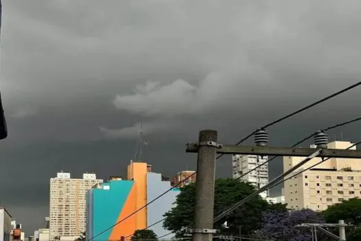 Temperatura cai quase 11°C em apenas 3 horas na cidade de São Paulo