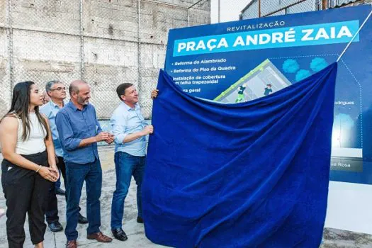 Prefeito Orlando Morando anuncia revitalização da Praça André Zaia no Riacho Grande