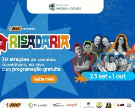 Título do post: Shopping Parque da Cidade recebe Festival Risadaria com apresentaes gratuitas