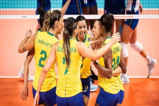 Seleção brasileira feminina de vôlei bate Holanda e conquista sexta vitória na Liga das Nações