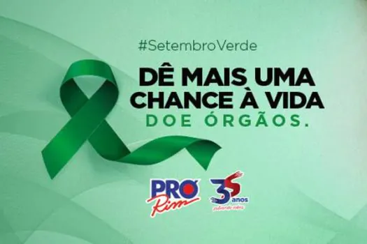 Setembro Verde: mês de incentivo à doação de órgãos