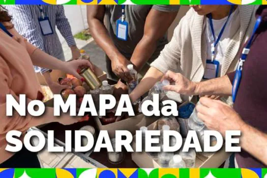 No MAPA da solidariedade