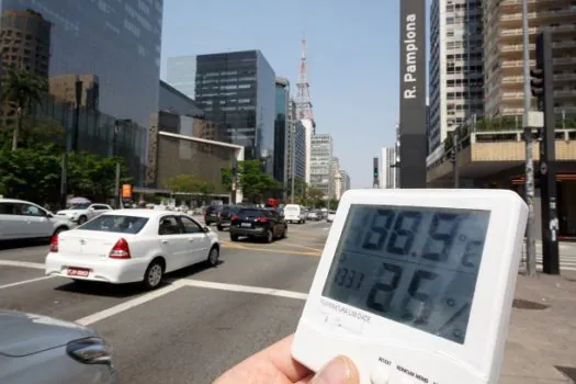 Temperatura recorde volta a se repetir na cidade de São Paulo