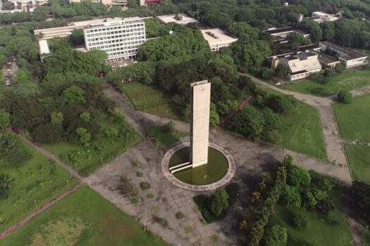 Vista aérea da Cidade Universitária “Armando de Salles Oliveira” – USP