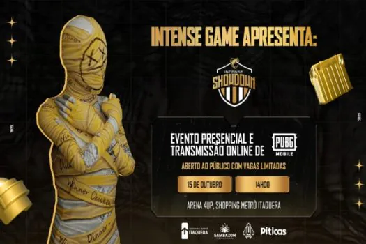 Shopping Metrô Itaquera recebe campeonato do game PUBG MOBILE