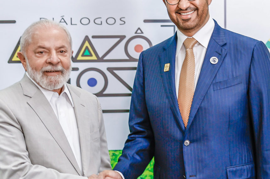 Belém (PA), 09.08.2023 - Presidente da República, Luiz Inácio Lula da Silva, durante audiência com o Presidente da COP 28, Sultan Ahmed al-Jaber. 
