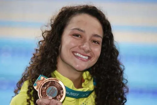 Atleta de São Bernardo conquista medalha histórica na natação nos Pan-Americanos