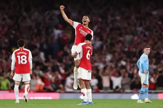 Gabriel Martinelli faz gol no fim, Arsenal vence Manchester City e encerra tabu de 15 jogos