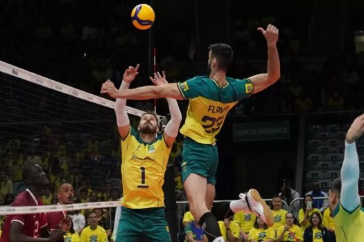 No tie-break, Brasil bate a República Tcheca e vence a segunda no  Pré-Olímpico de vôlei masculino