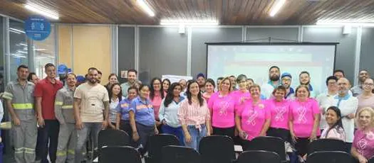 BRK adere a campanha Outubro Rosa e realiza palestras para seus funcionários