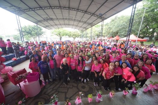 Parque da Juventude recebe atividade de abertura do Outubro Rosa em Mauá