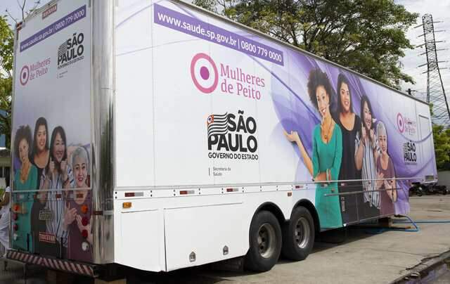 Carreta do programa ‘Mulheres de Peito’ chega em São Paulo