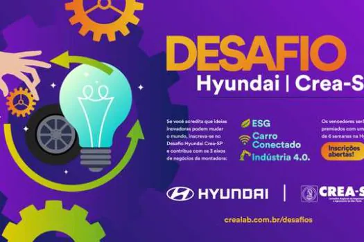 Últimos dias para se inscrever no concurso de estágio da Hyundai e Crea-SP