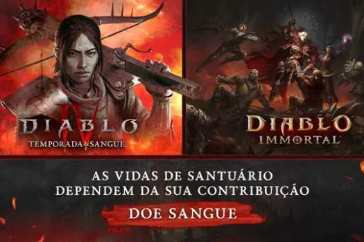 Campanha de Diablo IV e Diablo Immortal incentiva fãs a doarem sangue em SP