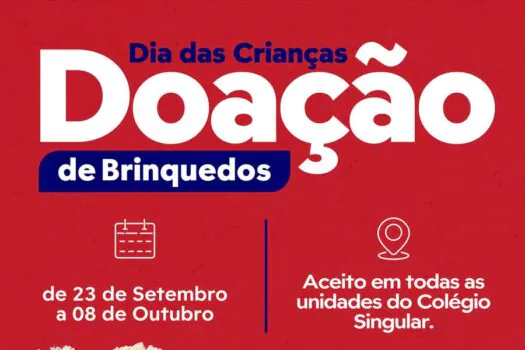 Singular arrecada brinquedos em campanha social