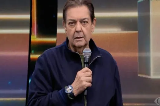 Faustão fala pela primeira vez na TV após transplante de coração