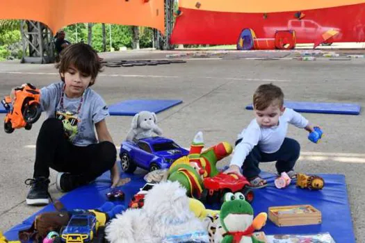 Santo André retoma Feira de Troca de Brinquedos com show de sustentabilidade e solidariedade