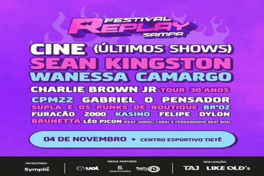 Festival Replay São Paulo acontece no dia 4 de novembro