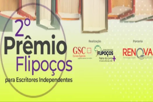 Flipoços lança Prêmio Nacional para Escritores Independentes