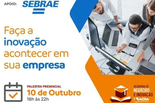 ACISA e SEBRAE promovem palestra com foco em inovação