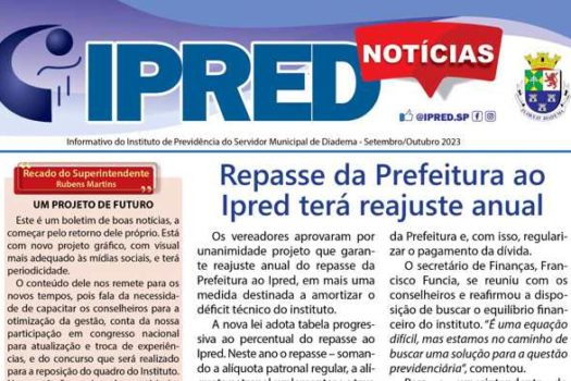 Ipred Diadema retoma edição de boletim periódico