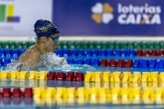 Atletas de natação do Time São Paulo disputam competição nacional antes do Parapan